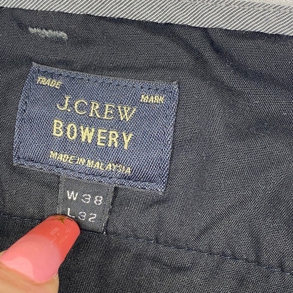 J crew bowery gray dress pants classic fit size 38/32 - Picture 4 of 7